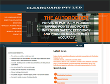 Tablet Screenshot of clearguard.com